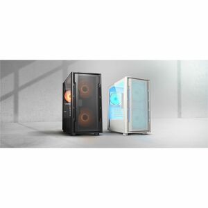 COUGAR Uniface Mini RGB CGR-55C9W-RGB Gabinete para computadora gamer - Mini ITX, Micro ATX Placa base admitida - Minitorr