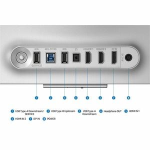 Samsung Odyssey OLED G8 S32FG810SU 32 Zoll Class 4K UHD Gaming-OLED-Monitor - 16:9 Format - Silber - 81,3 cm (32 Zoll) Vie