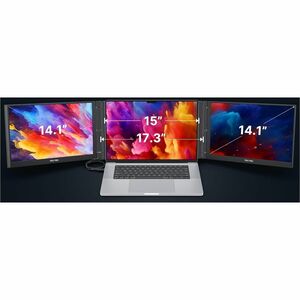 Mobile Pixels Trio 3 101-1004P05 14" Class LCD Monitor - 16:10 - 14.1" Viewable - In-plane Switching (IPS) Technology - 19