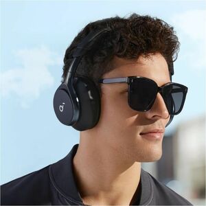 Auriculares soundcore Space One Con cable/Inalámbrico Sobre la cabeza Estéreo - Negro azabache - Binaural - Circumaural - 