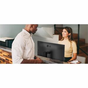 Monitor LCD LG 27BA75QB-B 685,8 mm (27") Class QHD - 16:9 - Nero - 68,6 cm (27") Viewable - Tecnologia In-plane Switching 