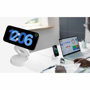 Belkin BoostCharge Induktionsladegerät - Weiß - für Qi2-fähiges Gerät - Magnetisch