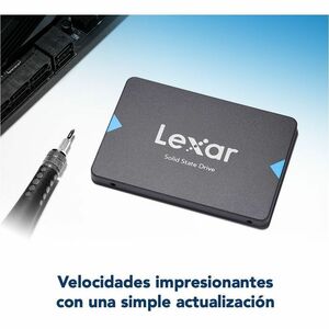 SSD Lexar® NQ100 2.5" SATA III (6Gb/s) 256 Go - Notebook, Ordinateur de bureau Appareil compatible - 0,32 DWPD - 84 To TBW
