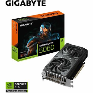 GIGABYTE NVIDIA GeForce RTX 5060 Graphic Card - 8 GB GDDR7 - 7680 x 4320 - 2.51 GHz Core - 128 bit Bus Width - PCI Express