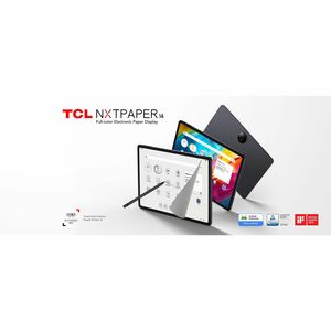 TCL NXTPAPER 14 Tablet - 36,3 cm (14,3 Zoll) - MediaTek Helio G99 (MT8781) Octa-Core - 8 GB - 256 GB - Android 14 - Grau -