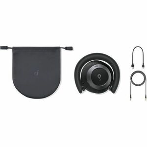 Auriculares soundcore Space One Pro A3035Z31 Con cable/Inalámbrico Sobre la cabeza, Sobre la oreja Estéreo - Negro azabach