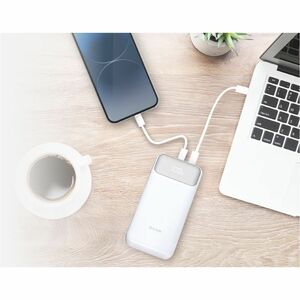 D-Link DPP-201 Power Bank - For Notebook, Smartphone, iPhone, iPad mini - 2 x Type-C 65W - 20000 mAh - USB Type-C Connecto