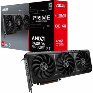Carte Graphique Asus AMD Radeon RX 9060 XT - 16 Go GDDR6 - 7680 x 4320 - 2,76 GHz Horloge de jeu - 3,33 GHz Boost clock - 