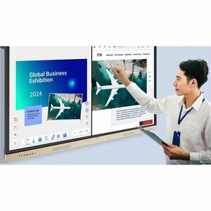 BenQ Board Essential RE9804FV 2489.20 mm 4K UHD LCD Collaboration Display - ARM Cortex A73 + A53 - 8 GB - Infrared (IrDA) 
