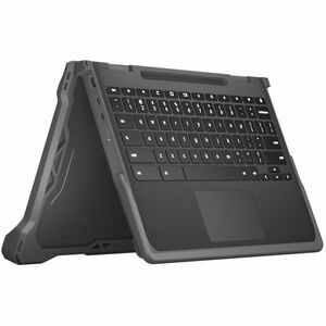 Carcaza deslizante Extreme Shell-F2 para HP Fortis X360 Chromebook G5 de 11" y HP X360 (no Fortis) G4/G3 (gris/transparente)