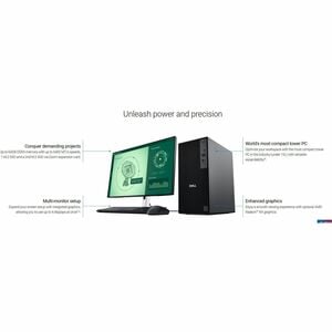 Desktop Computer Dell Pro QCT1250 - Intel Core Ultra 7 265 - 16 GB - 512 GB PCI Express NVMe 4.0 SSD - Tower - Intel Chip 