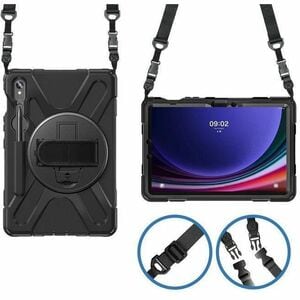 Strike Rugged Rugged Carrying Case Samsung Galaxy Tab S10 FE, Galaxy Tab S10 Lite, Galaxy Tab S7, Galaxy Tab S8, Galaxy Ta