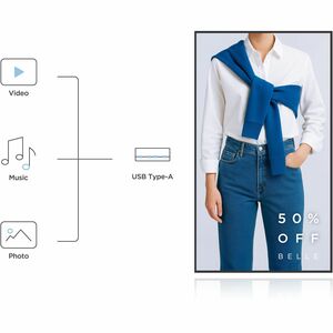 ViewSonic Professional CDE9831-1C 2489,20 mm LCD Digital-Signage-Display - 24 Stunden/7 Tage Betrieb - Energy Star - Dünnf