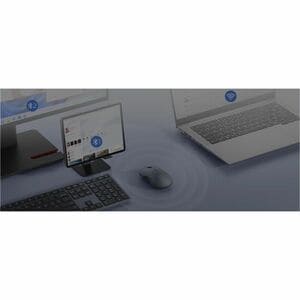 Lenovo 700 Multi-Device Wireless Silent Mouse (Luna Grey)