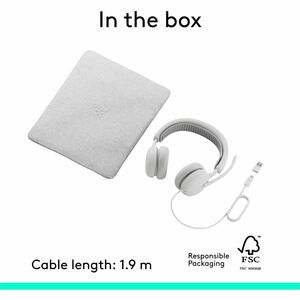 Logitech Zone Wired 2 for Business - Noise-Canceling Headset with Adaptive Hybrid ANC, Microsoft Teams Certified, USB-C wi