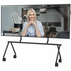 Heckler Design XL Display Stand - Up to 105" Screen Support - 220 lb Load Capacity - Floor - Steel, Powder Coated Steel, U