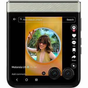 Motorola Mobility razr 60 256 GB Smartphone - 17,5 cm (6,9 Zoll) Flexibler faltbarer Bildschirm P-OLED Full HD Plus 2640 x