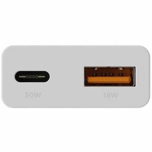 Xtorm SlimLine 33 W AC Adapter - Universal Adapter - 1 USB - 1 USB Type-C - For Mobile Device, Smart Watch, iPhone - White