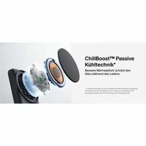 Belkin UltraCharge Induktionsladegerät - Schwarz - für Qi2-fähiges Gerät, iPhone, AirPod, Smartwatch - Eingangsstecker: US