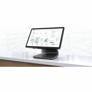 Elo E-Series 3 POS Terminal - (Intel Celeron N97 - 8 GB DDR5 SDRAM 128 GB M.2/PCI Express - 39.6 cm (15.6") LED Touchscree