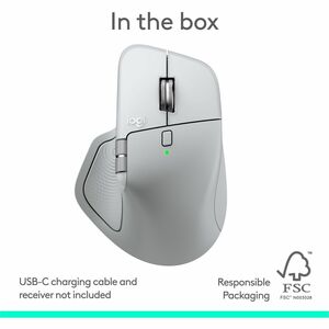 Logitech MX Master 4 for Mac, Ergonomic Bluetooth Mouse with Advanced Performance Haptic Feedback, Ultra-Fast Scrolling, U