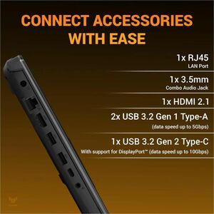TUF Gaming A16 FA607 FA607NUG-RL189WS 40.64 cm (16") Rugged Gaming Notebook - Full HD Plus - 144 Hz - AMD Ryzen 7 7445HS -