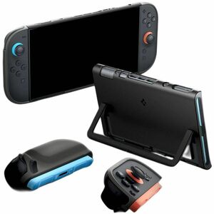 Spigen Nano Pop Case for Nintendo Gaming Console - Black Sesame - Polycarbonate (PC)
