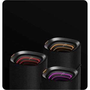 MI Sound Party MDZ-39-DB Portable Bluetooth Speaker System - 50 W RMS - Black - Surround Sound - Near Field Communication 