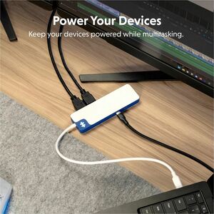 Hyper HyperDrive HD4103BUGL USB-Typ C Docking Station für Monitor, Desktop-PC, Notebook, Tablet, Tastatur, Flash-Laufwerk 