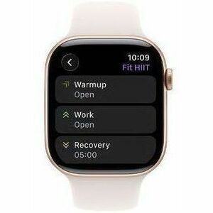 Apple Watch Series 11 Smartwatch - 46 mm Case Height - 39 mm Case Width - Rose Gold Case Color - Light Blush Band Color - 