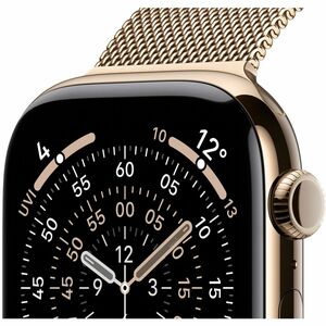Apple Watch Series 11 Smartwatch - 46 mm Case Height - 39 mm Case Width - Golden Tasche, Farbe - Golden Band Color - Titan