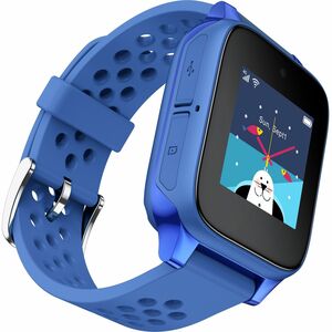 TCL MOVETIME MT46X Smartwatch - Kinder - Blau Body Color - Wireless LAN - 4G - Kamera, Push-Benachrichtigung, SMS, Alarm, 