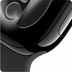 Apple Watch Series 11 Smart Watch - 46 mm Case Height - 39 mm Case Width - Jet Black Case Color - Black Band Color - Alumi