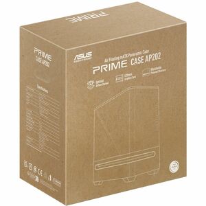 ASUS Prime AP202 MicroATX Case with Tempered Glass (White)