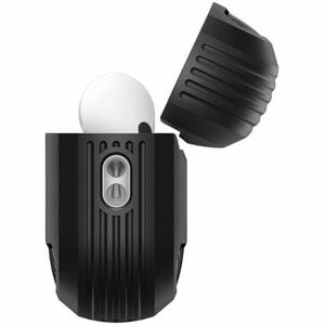 Spigen Rugged Armor Rugged Carrying Case Apple AirPods Pro 3 - Matte Black - Scratch Resistant, Fingerprint Resistant, Sho