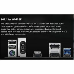 GIGABYTE Ultra Durable B760M DS3H WF6E GEN5 Gaming Desktop Motherboard - Intel B760 Chipset - Socket LGA-1700 - Micro ATX 