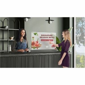 LG 30EW5TP-A Transparent OLED Touch Signage - 30" - OLED - Touchscreen - 18 Hours/7 Days Operation - 1366 x 768 - 16:9 - 1