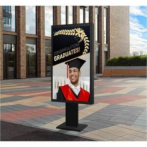 LG 49XE3P-B Outdoor Signage - 49" LCD - In-plane Switching (IPS-M+) Technology - Touchscreen - 24 Hours/7 Days Operation -