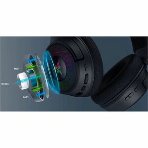 Casque Razer - Câblé / Sans fil - Design Sur tête - Stéréo - Couleur Noir - Binaural - Circumaural - Bluetooth/RF - 32 Ohm
