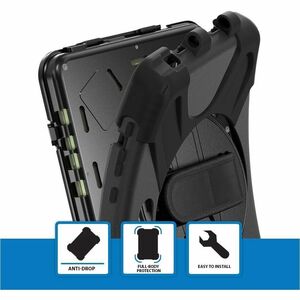 Strike Rugged Carrying Case Samsung Galaxy Tab Active5 Pro Tablet - Drop Resistant, Scratch Resistant, Disinfectant Resist