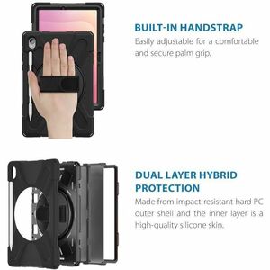 Strike Rugged Carrying Case Samsung Galaxy Tab S11 Tablet - Drop Resistant, Bump Resistant, Shock Resistant, Scratch Resis