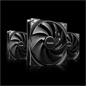 be quiet! Pure Wings 3 3 Pack Cooling Fan - Multimedia System, PC, Radiator - 140 mm Maximum Fan Diameter - 3 x Fan(s) - 1