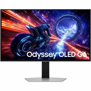 Samsung Odyssey OLED G6 S27FG602SU 27" Class WQHD Gaming OLED Monitor - 16:9 - Silver - 68.6 cm (27") Viewable - OLED - 25