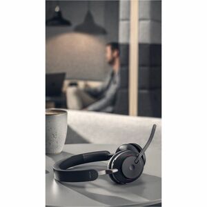 Jabra Evolve2 65 Headset - Stereo - Wireless - Bluetooth - 98.4 ft - On-ear, Over-the-head - Binaural - Circumaural - Nois