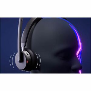 Cuffie Lenovo 6550 Wireless Over-the-head Stereo - Nero - Microsoft Teams Certification - Binaural - Circumaurale - 3000 c