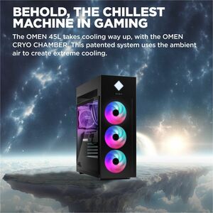 OMEN by HP 45L Gaming Desktop GT22-3004a, Windows 11 Home, Intel Core Ultra 7, 32GB RAM, 2TB SSD, 2TB HDD, NVIDIA GeForce 