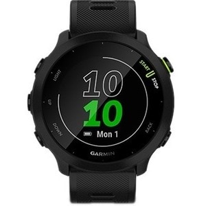 Garmin Forerunner 55 Smartwatch - 42 mm Case Height - 42 mm Case Width - Nero Colore della struttura - Silicone Band Mater