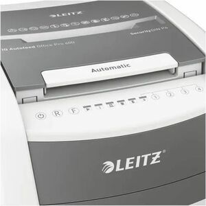 Leitz IQ Autofeed Office Pro 600 Paper Shredder - Continuous Shredder - Cross Cut - 15 Per MinuteCards - for shredding Sta