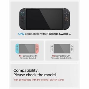 Spigen Ultra Hybrid Case for Nintendo Gaming Console - Frost Black - Shock Absorbing, Wear Resistant, Scratch Resistant - 