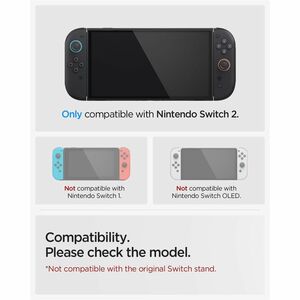 Spigen Ultra Hybrid Case for Nintendo Gaming Console - Frost Black - Shock Absorbing, Wear Resistant, Scratch Resistant - 